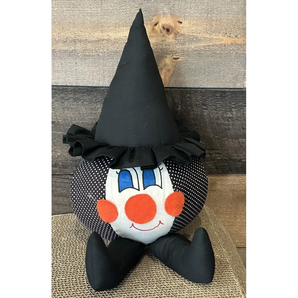 Vintage Halloween Witch Shelf Sitter Stuffed Handmade 12